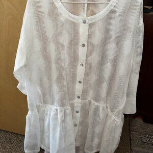 Alembika Sheer Overlay Tunic or Dress